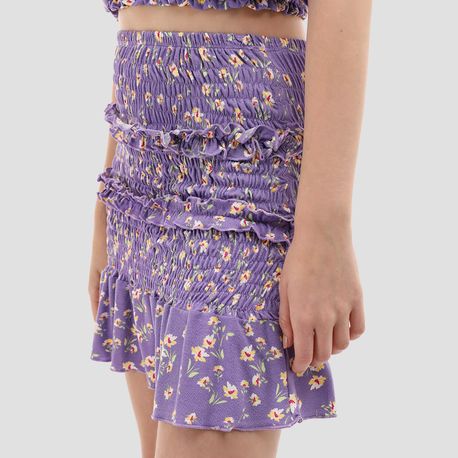 MINI SAIA FRUFRU LASTEX LIBERTY 210703 LILAS M