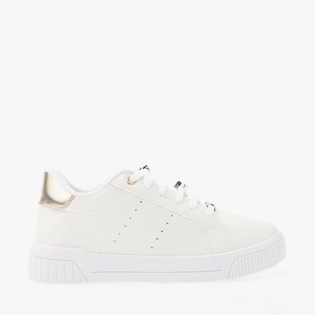 TENIS MODA ENFEITE NO CADRACO 20052IZ BCO/OURO LIGHT 34