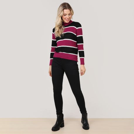 BLUSA TRICOT LISTRA CASUAL 620204 ROSA M