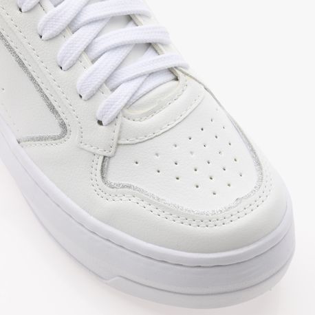 TENIS CASUAL GLITTER 14702 BCO/GLIITTER PRATA/BCO 36