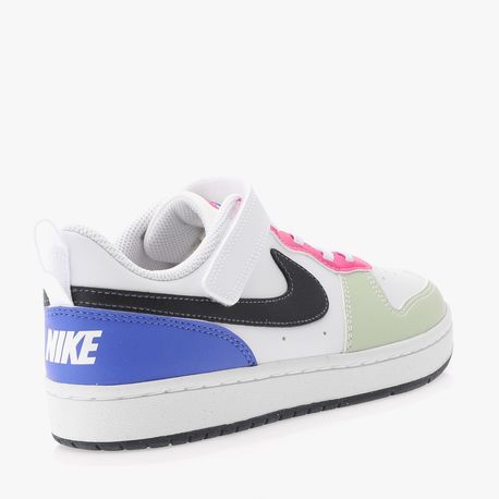 TENIS COURT BOROUGH LOW RECRAFT (PS) DV5457-108 WHITE/DARK OBSIDIAN-FIERCE PINK 29