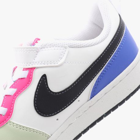 TENIS COURT BOROUGH LOW RECRAFT (PS) DV5457-108 WHITE/DARK OBSIDIAN-FIERCE PINK 29