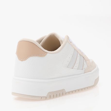 TENIS CASUAL 70007 BCO/OFF 35