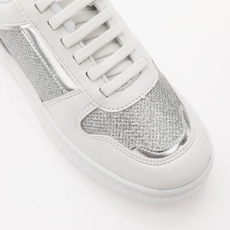 TENIS CASUAL BRILHO 70002 BRANCO 35