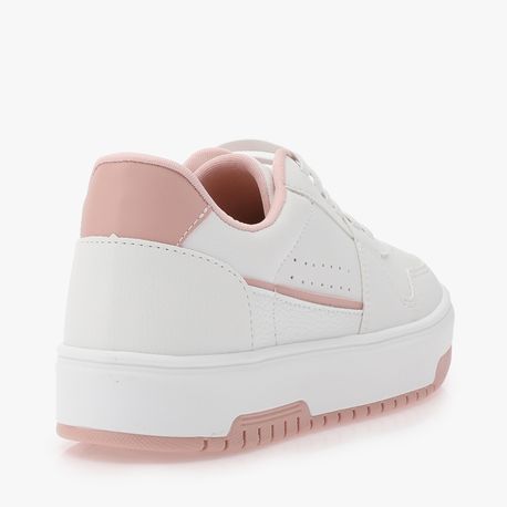 TENIS CASUAL 70004 BCO/ROSE 34