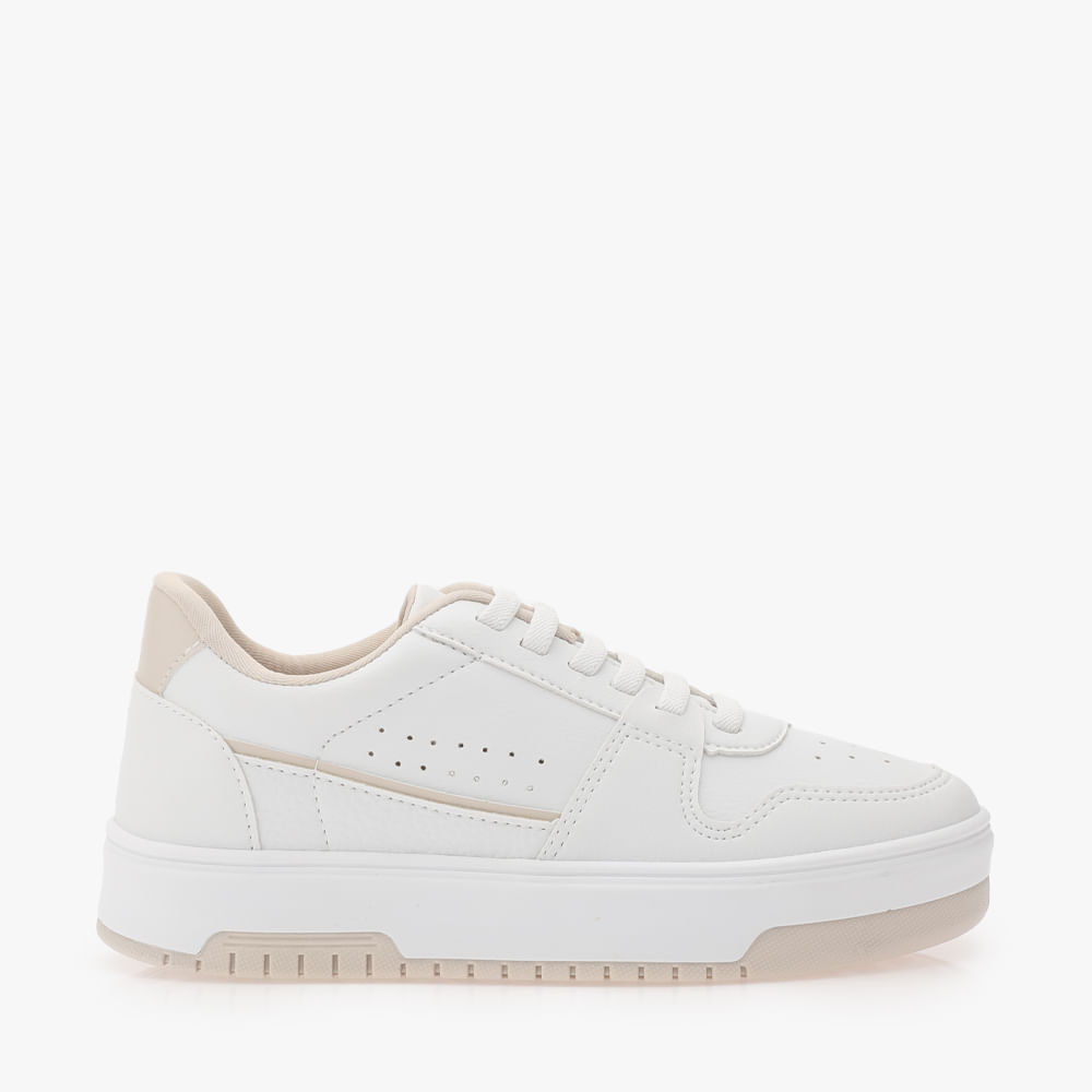 TENIS CASUAL 70004 BCO/OFF 34