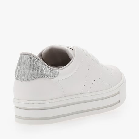TENIS LISTRA 2311807 NP BRANCO/BRILHANTE PRATA 37