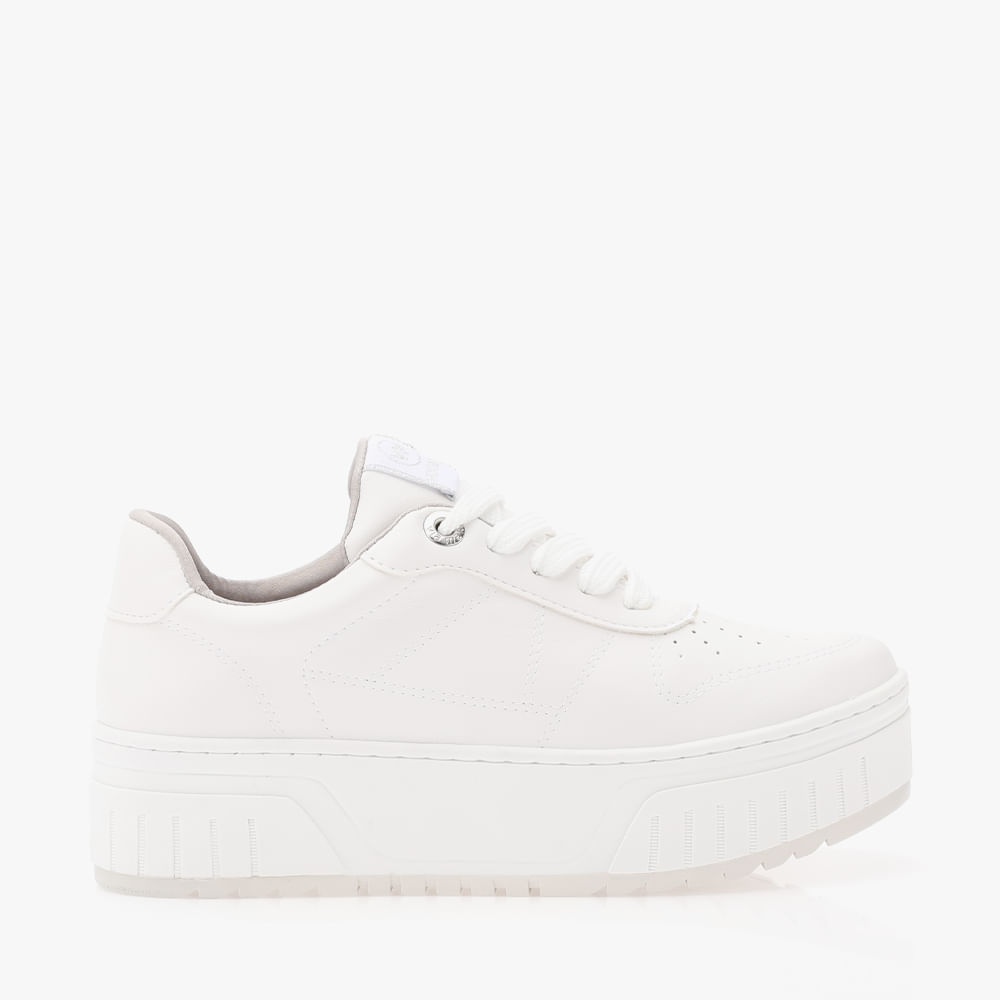 TENIS MODA FLAT FORM 2314402 NP BRANCO 37