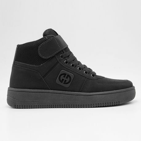 TENIS CASUAL C/ALTO MASCULINO PREMIUM 500-PRETO 39