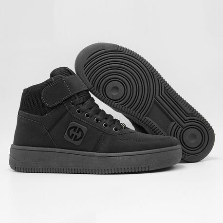 TENIS CASUAL C/ALTO MASCULINO PREMIUM 500-PRETO 39