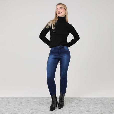 SWEATER GOLA ALTA MP6208 PRETO P