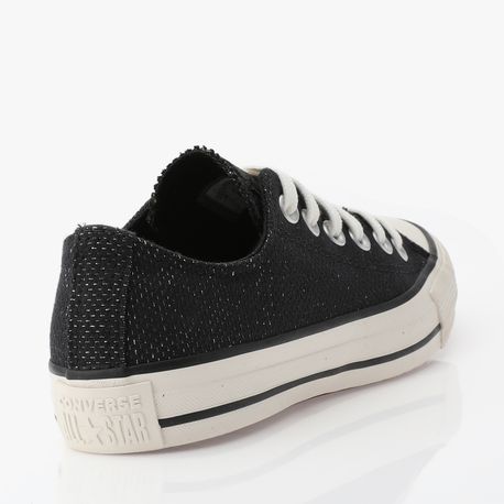TENIS CHUCK TAYLOR ALL STAR CT1855 CT1855 0001-PRETO/PRATA PURO/AMENDOA 38