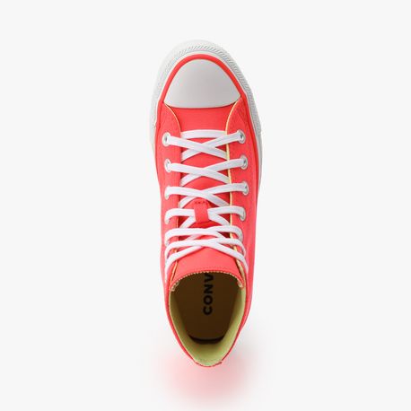 TENIS CHUCK TAYLOR ALL STAR CT1991 CT1991 0009-LARANJA CHAMA/VERDE CITRICO/BRANCO 35