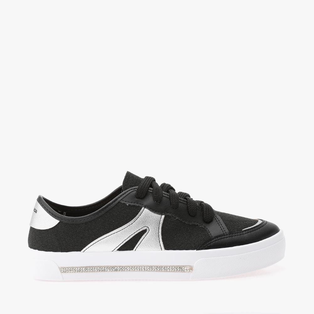 TENIS CASUAL 5667639 PTO/PRATA 34