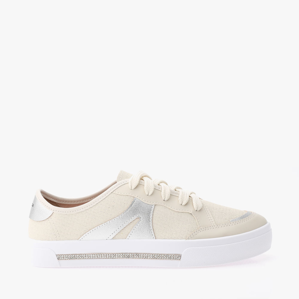 TENIS CASUAL 5667639 BCO OFF/PRATA 34