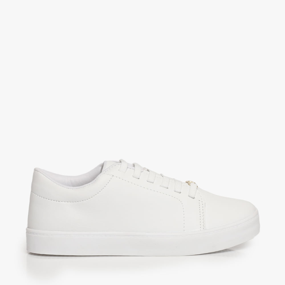 TENIS CASUAL BASICO 8035 BRANCO 34