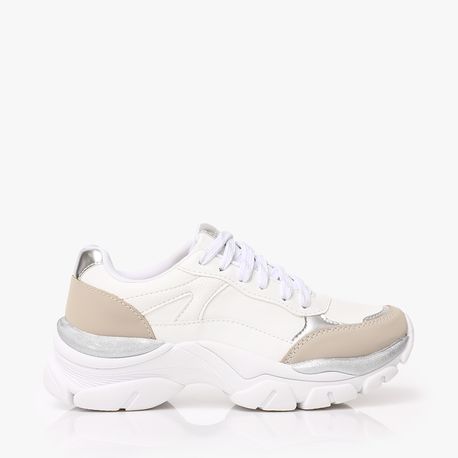 TENIS CASUAL ALTO 12720 BCO/CINZA/PRATA/BCO 34