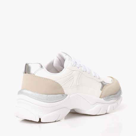 TENIS CASUAL ALTO 12720 BCO/CINZA/PRATA/BCO 34