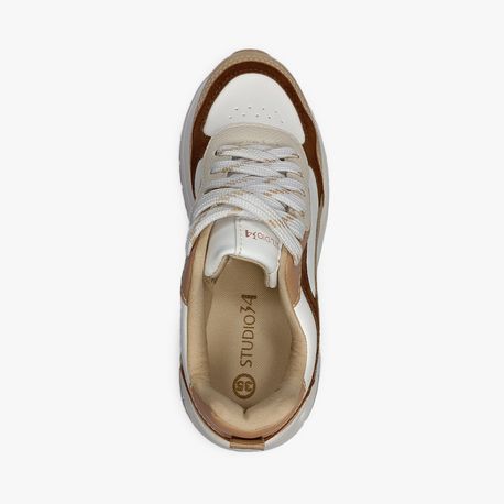TENIS CASUAL 15305 BCO/AMENDOA/ROSADO/BCO 34