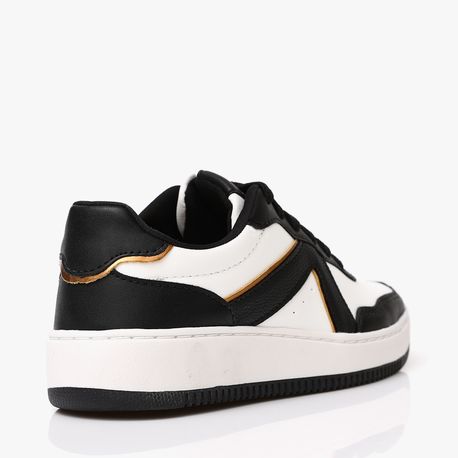 TENIS CASUAL V 14087 BCO/PTO/BRONZE/BCO 34