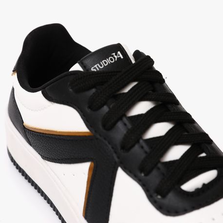 TENIS CASUAL V 14087 BCO/PTO/BRONZE/BCO 34