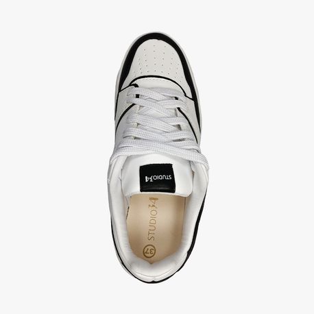 TENIS CASUAL 16501 BCO/PTO/BCO 34