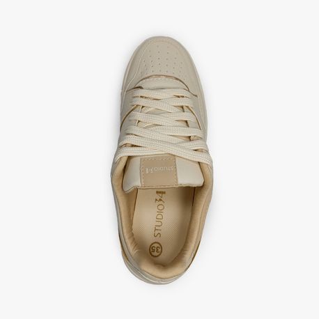 TENIS CASUAL 16501 OFF/AMENDOA/BRONZE 34