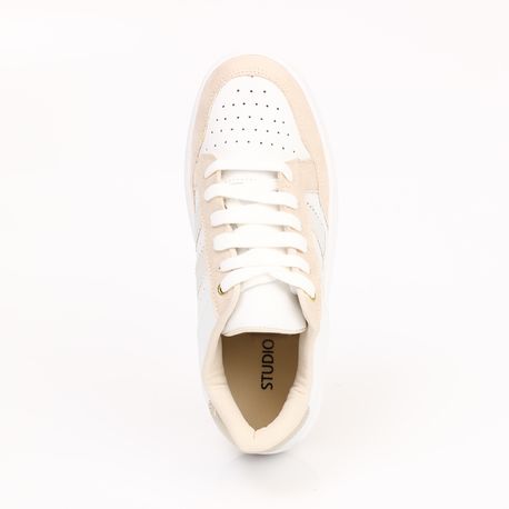 TENIS CASUAL 70007 BCO/OURO 34