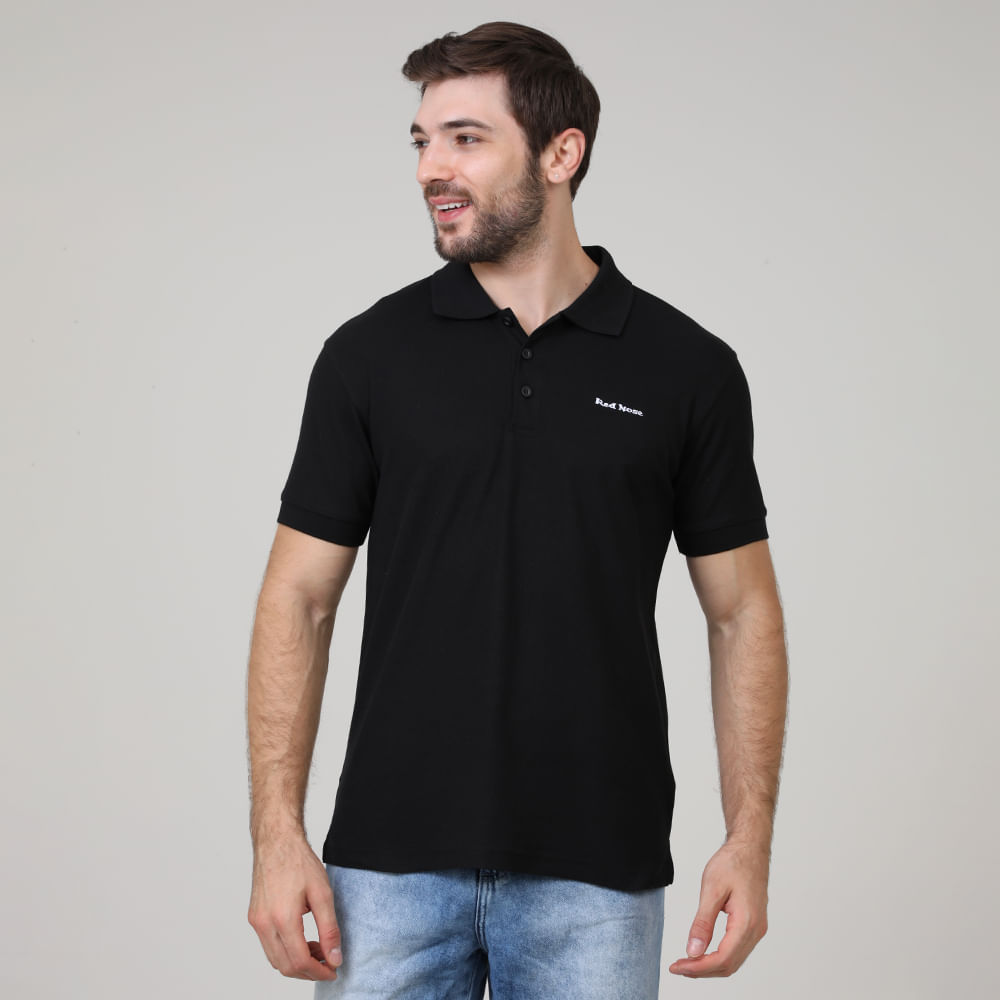 POLO RED NOSE ALGODAO 9120105 PRETO P