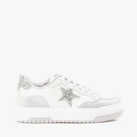 TENIS CASUAL ESTRELA 70020 BCO/PRATA 34