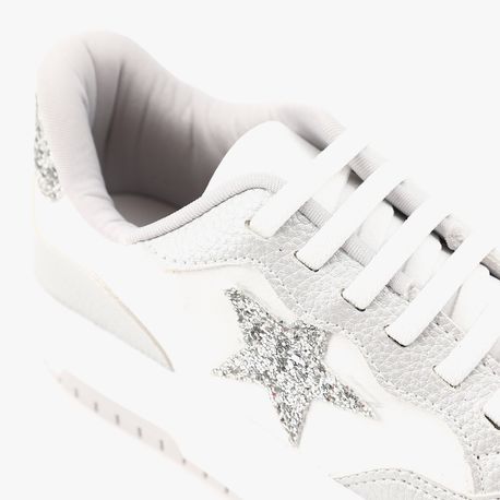 TENIS CASUAL ESTRELA 70020 BCO/PRATA 34
