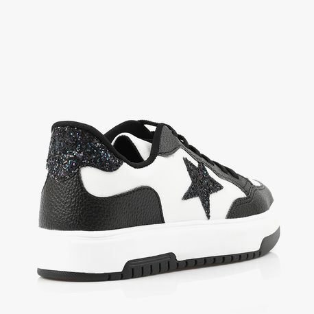 TENIS CASUAL ESTRELA 70020 BCO/PTO 34