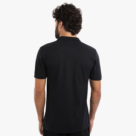 POLO PIQUET C/ BORDADO DG-23203 PRETO P