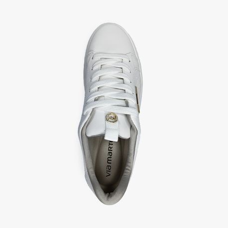 TENIS CASUAL VIA MARTE 55003 BCO NP 33