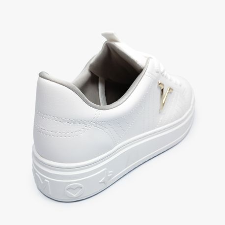 TENIS CASUAL VIA MARTE 55003 BCO NP 34