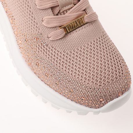TENIS CASUAL KNIT BRILHO 1429204 ROSA KNIT/LIGHT PEACH 34