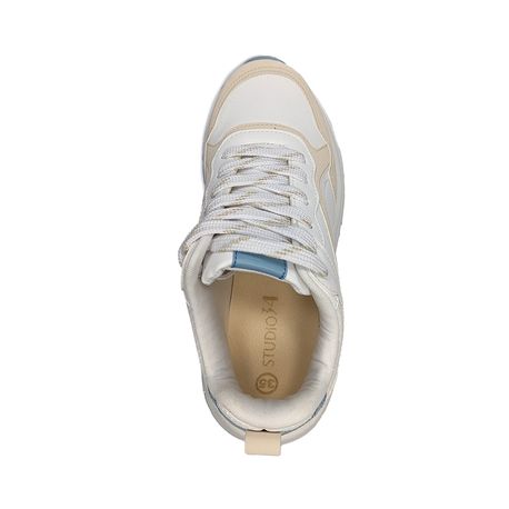 TENIS CASUAL 15316 BCO/OFF WHITE/AZUL DENIM/BCO 34