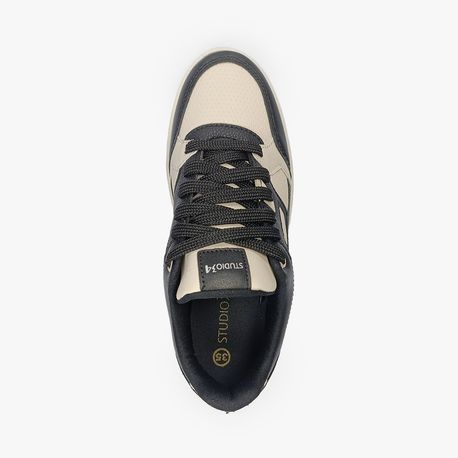 TENIS CASUAL 17202 OFF WHITE/PTO/OFF WHITE 34
