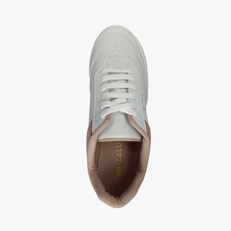 TENIS CASUAL 20077IZ BCO/COBRE 34