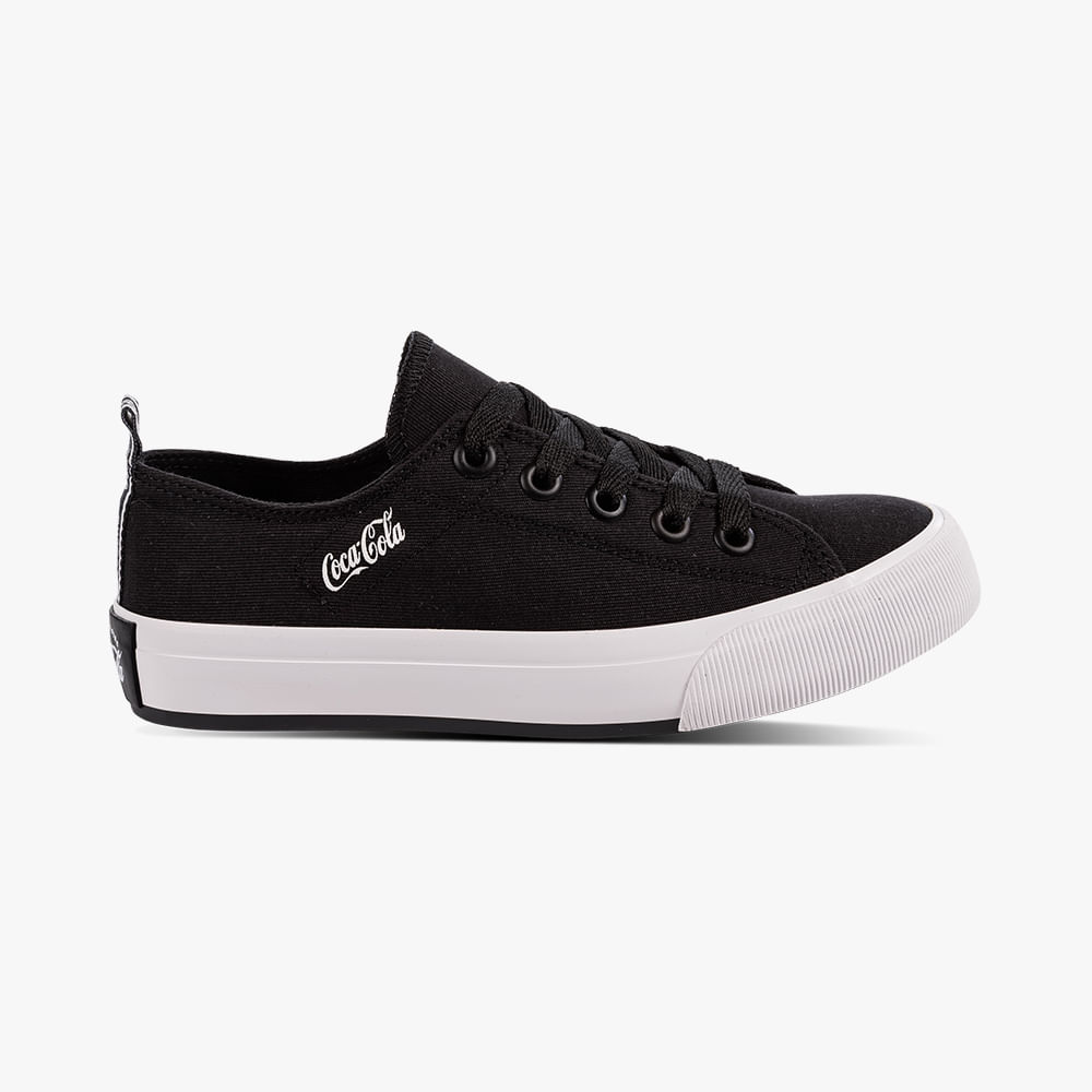 TENIS ATLANTA CANVAS COKE CC2384 PRETO 34