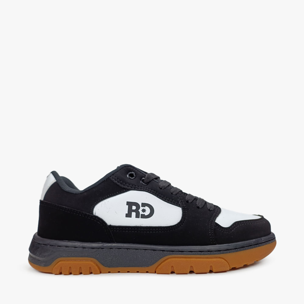 TENIS CASUAL MASCULINO RKT536 PRETO/BRANCO 38