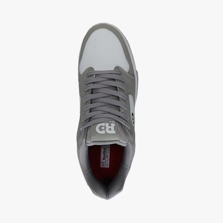 TENIS CASUAL MASCULINO RKT536 CINZA/BRANCO 38