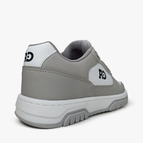 TENIS CASUAL MASCULINO RKT536 CINZA/BRANCO 42