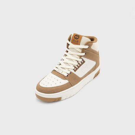 TÊNIS CASUAL C/ALTO MASCULINO RIO 417-CAMEL 37