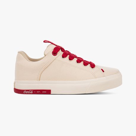TENIS DAYTONA BOLD W CC2432 OFF WHITE / VERMELHO 36