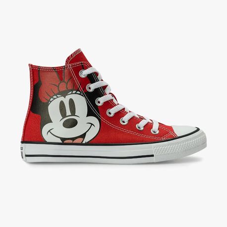 TENIS CHUCK TAYLOR ALL STAR BOTA MINNIE CT3125 CT3125 0001-VERMELHO/PRETO/BRANCO 36