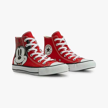 TENIS CHUCK TAYLOR ALL STAR BOTA MINNIE CT3125 CT3125 0001-VERMELHO/PRETO/BRANCO 36