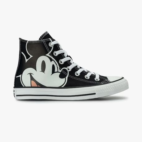 TENIS CHUCK TAYLOR ALL STAR BOTA MICKEY CT3126 CT3126 0001-PRETO/BRANCO/BRANCO 36