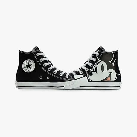 TENIS CHUCK TAYLOR ALL STAR BOTA MICKEY CT3126 CT3126 0001-PRETO/BRANCO/BRANCO 36