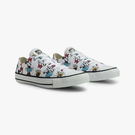 TENIS CHUCK TAYLOR ALL STAR MINNIE CT3127 CT3127 0001-BRANCO/VERMELHO/BRANCO 36
